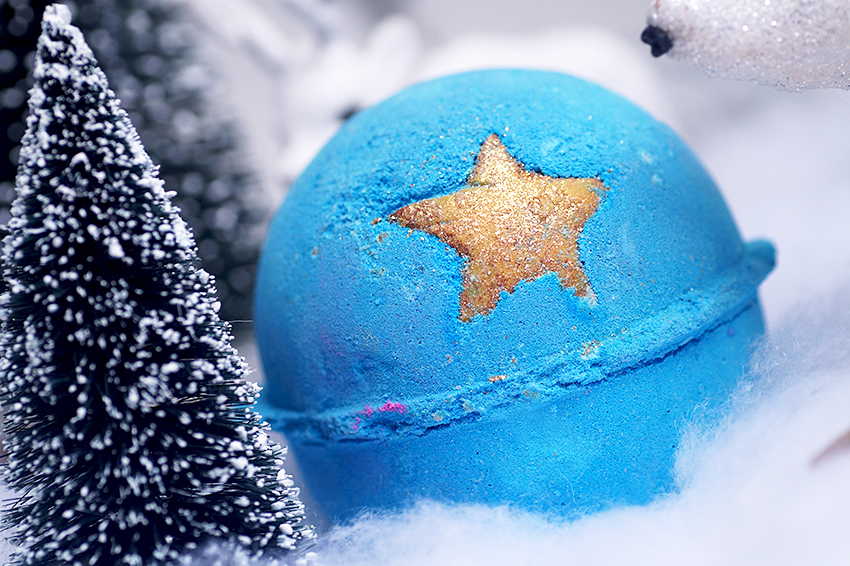 Demo bombe de bain lush l Bath bomb - Shoot for the stars - noël 2016 