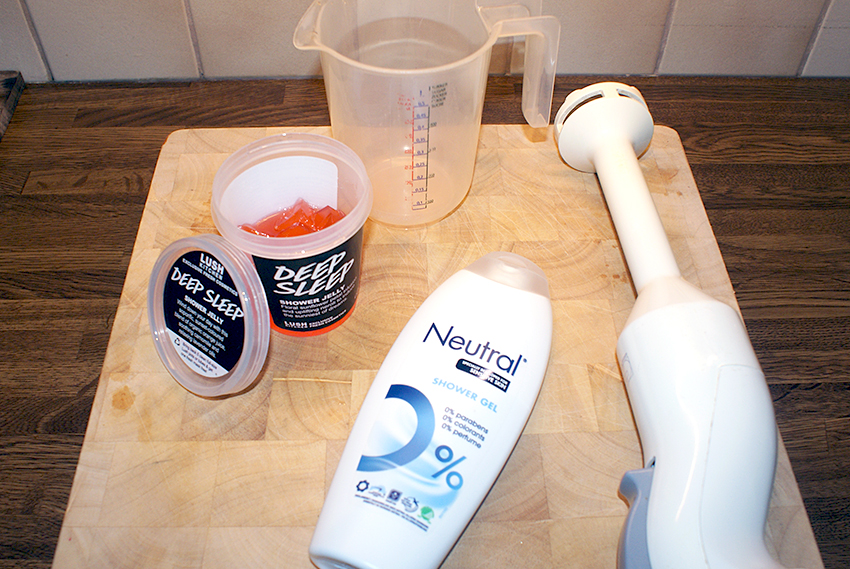 DIY How to turn a Lush jelly into a shower gel Oh My