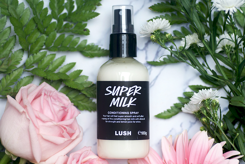 Review Lush Super Milk Hair Conditioner Spray Oh My