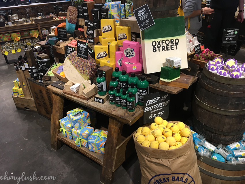 Lush Oxford Street exclusives Oh My