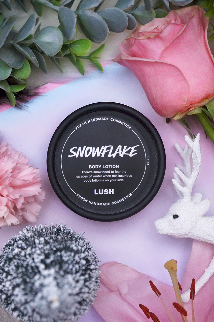 Review Lush Snowflake Body Lotion Oh My