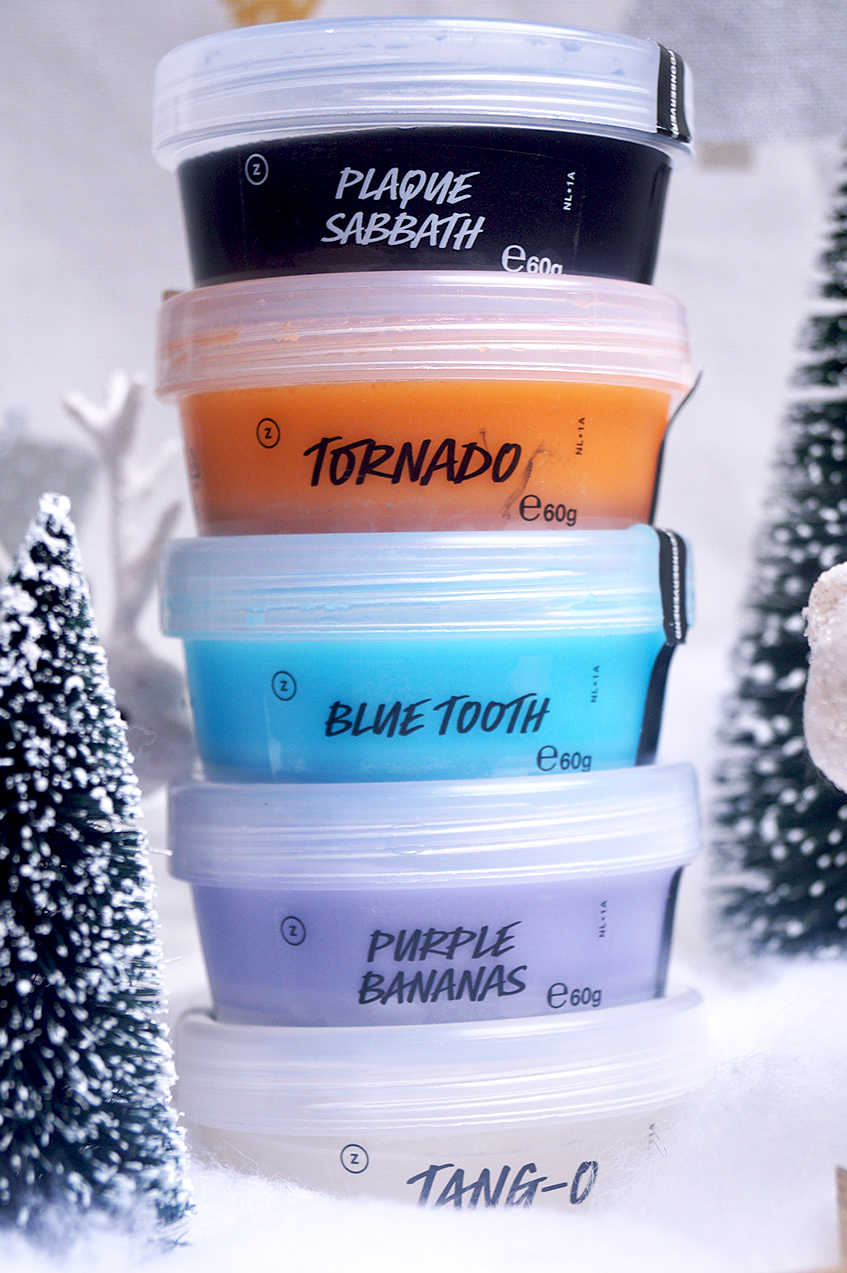 Review Lush Toothpaste Jelly ♥ TangO, Tornado, Purple Bananas, Plaque